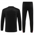 Paris Saint-Germain Training Sweatshirts Viertelreißverschluss 2024-25 Schwarze